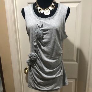 Alfani Silver Top